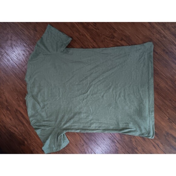 Mens size small 34/36 George green thin striped shirt - Picture 2 of 3